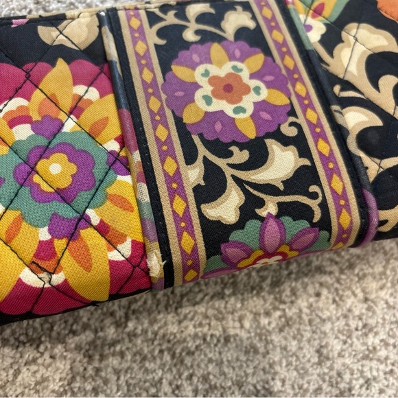 Vera Bradley Floral Wallet and Wristlet Set - Black and Multicolor - Picture 11 of 14